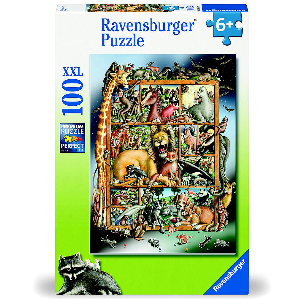 Ravensburger puzzle 100 pc Animals on a Picture Frame