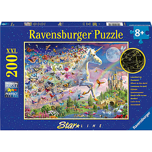 Ravensburger Glow In The Dark Puzzle 200 Pieces:  Fairyland