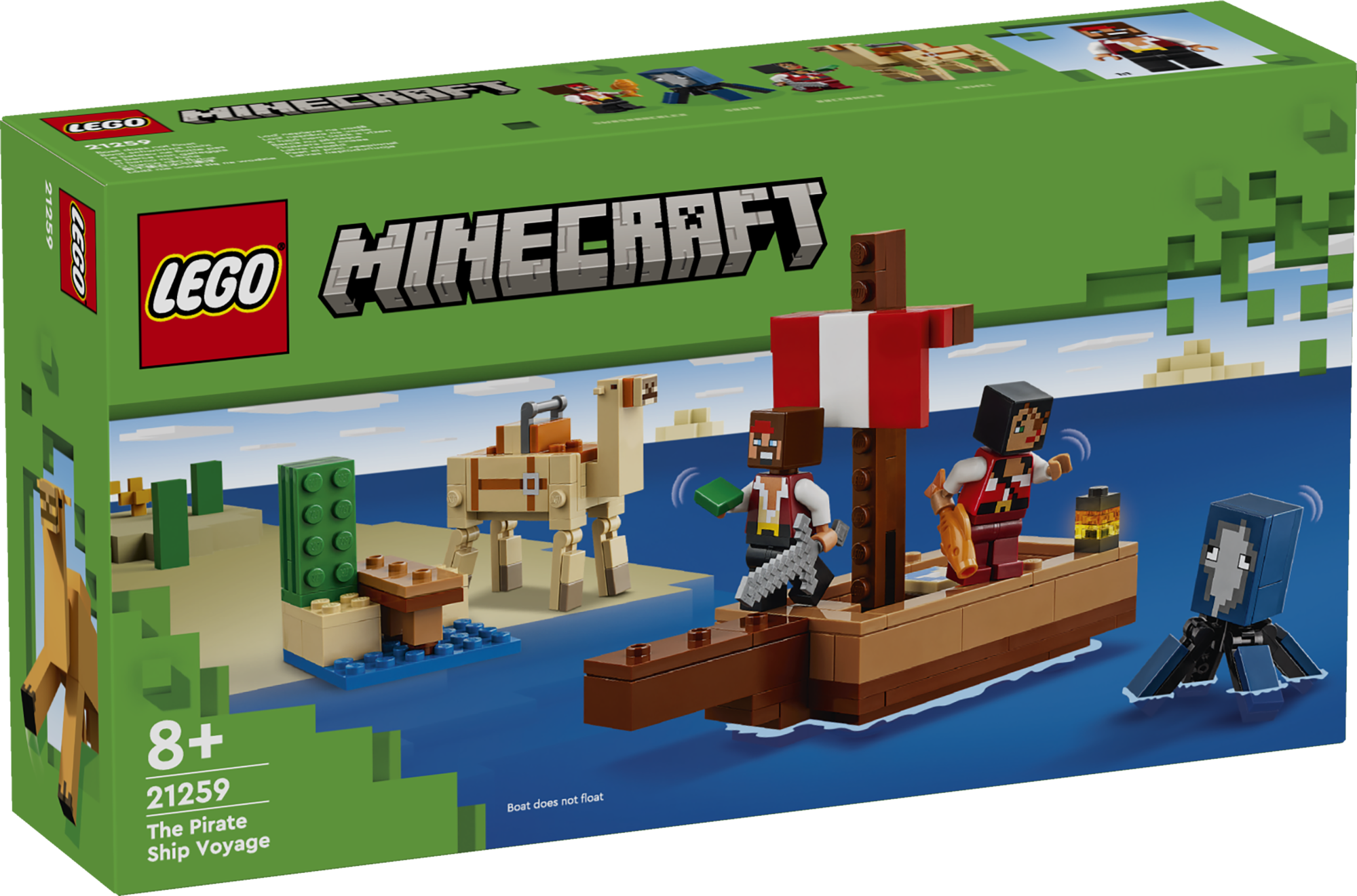 LEGO Minecraft Piraadilaeva reis