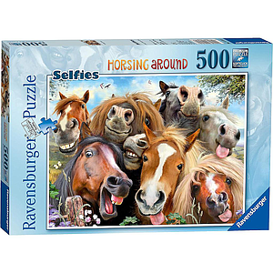 Ravensburger Puzzle 500 pc Horsing Around