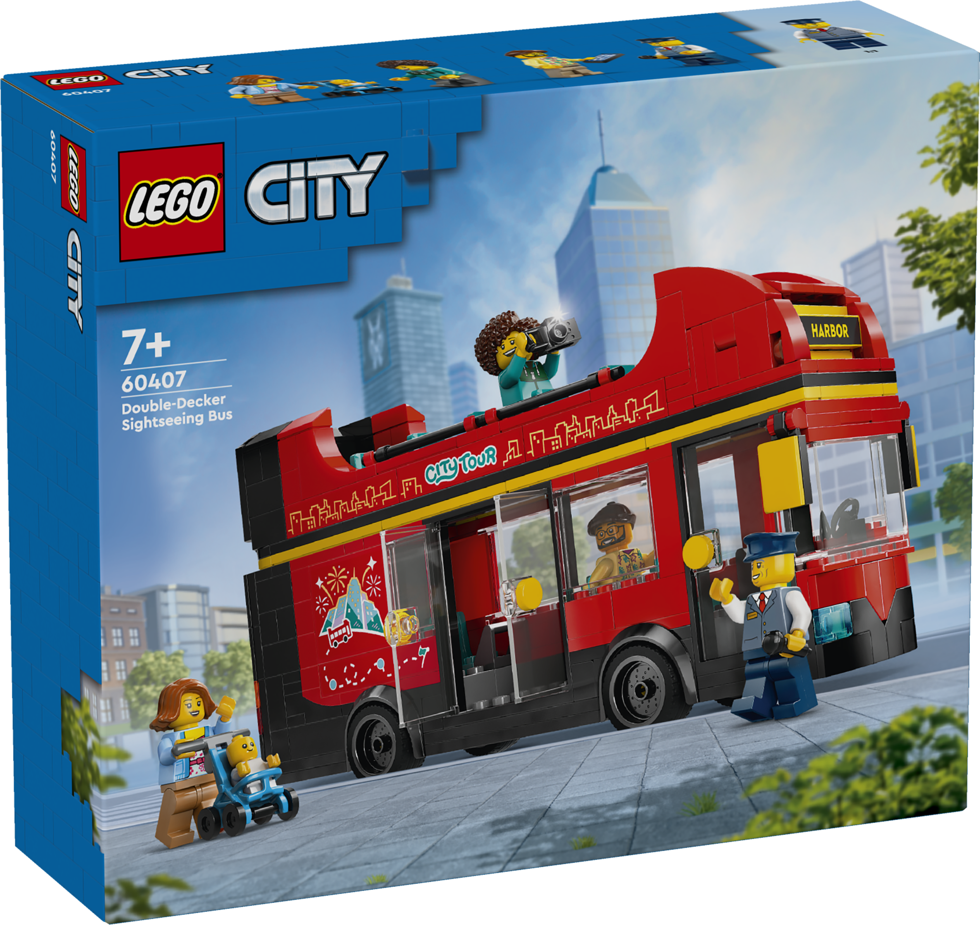 LEGO City Punane kahekordne turistibuss
