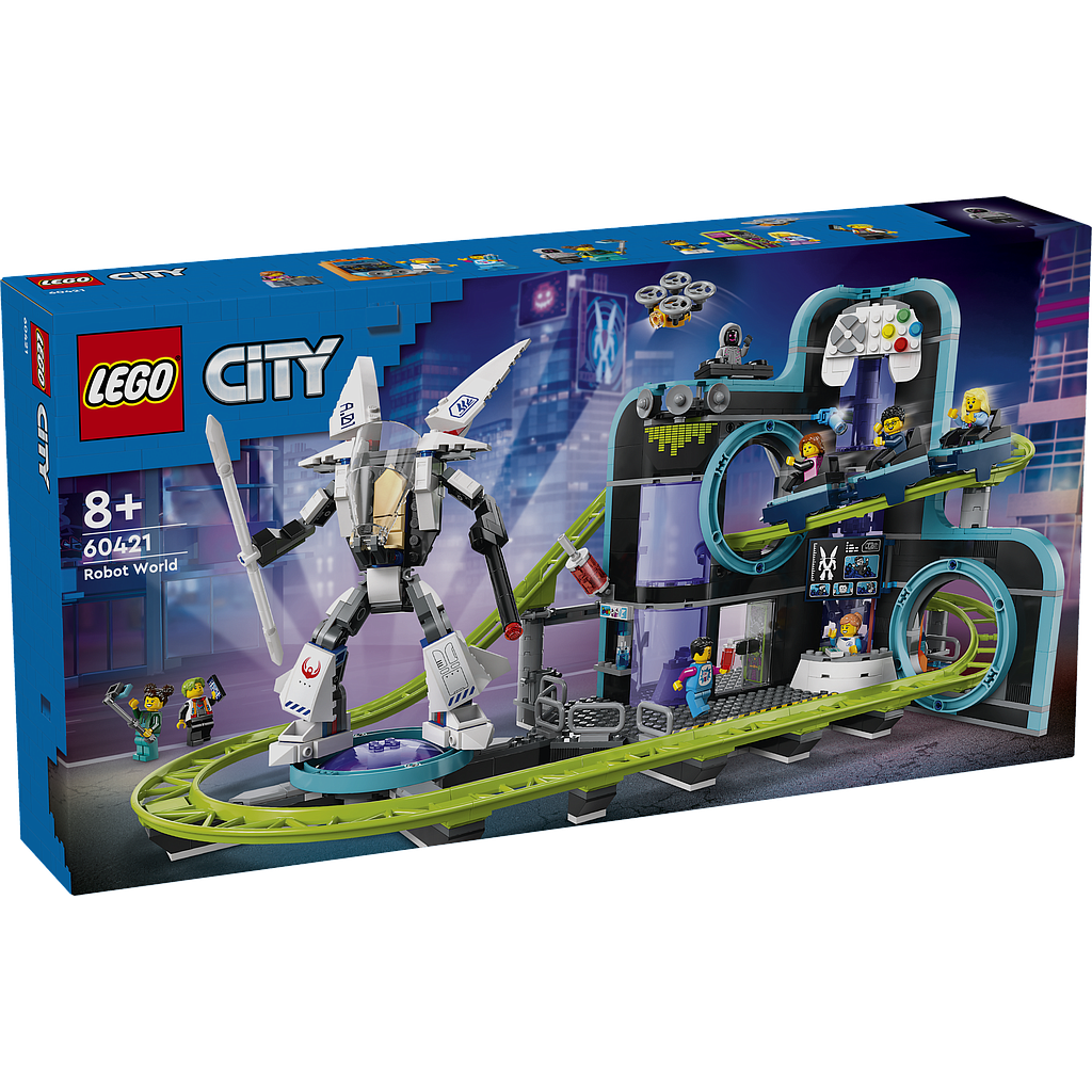 LEGO City Robot World Roller Coaster Park Insplay