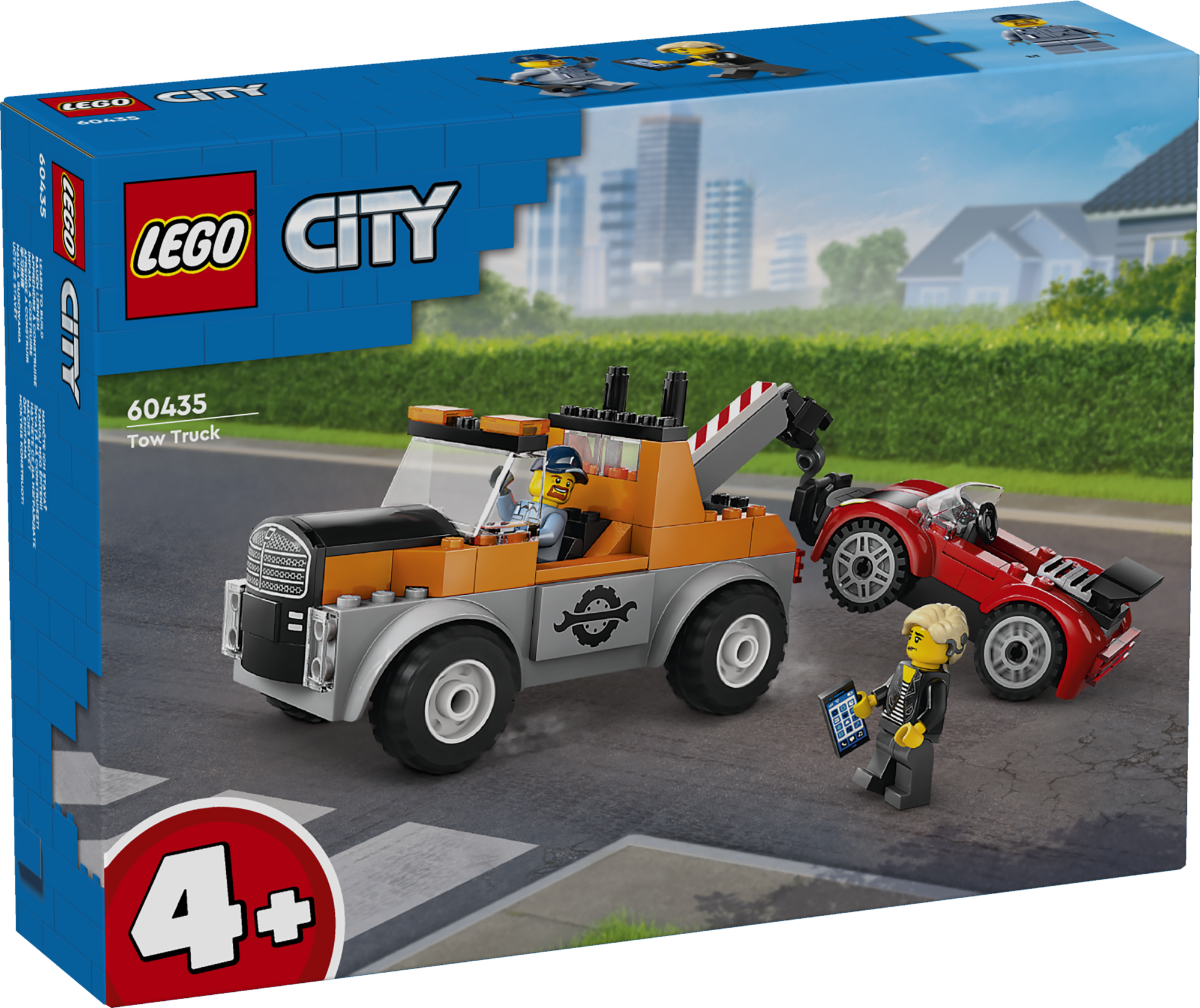 LEGO City Puksiirauto ja spordiauto parandus