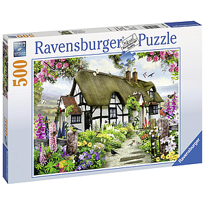 Ravensburger Puzzle 500 pc Thatched Cottage