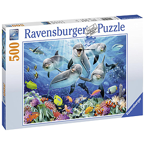 Ravensburger Puzzle 500 pc Dolphins