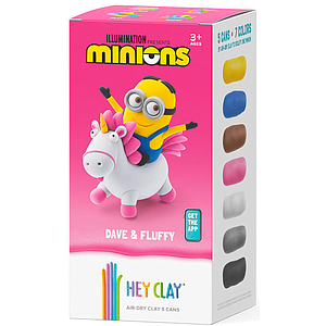 HEY CLAY Modeling Clay Minion Dave &amp; Fluffy