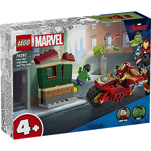 LEGO Super Heroes Iron Man with Bike and The Hulk