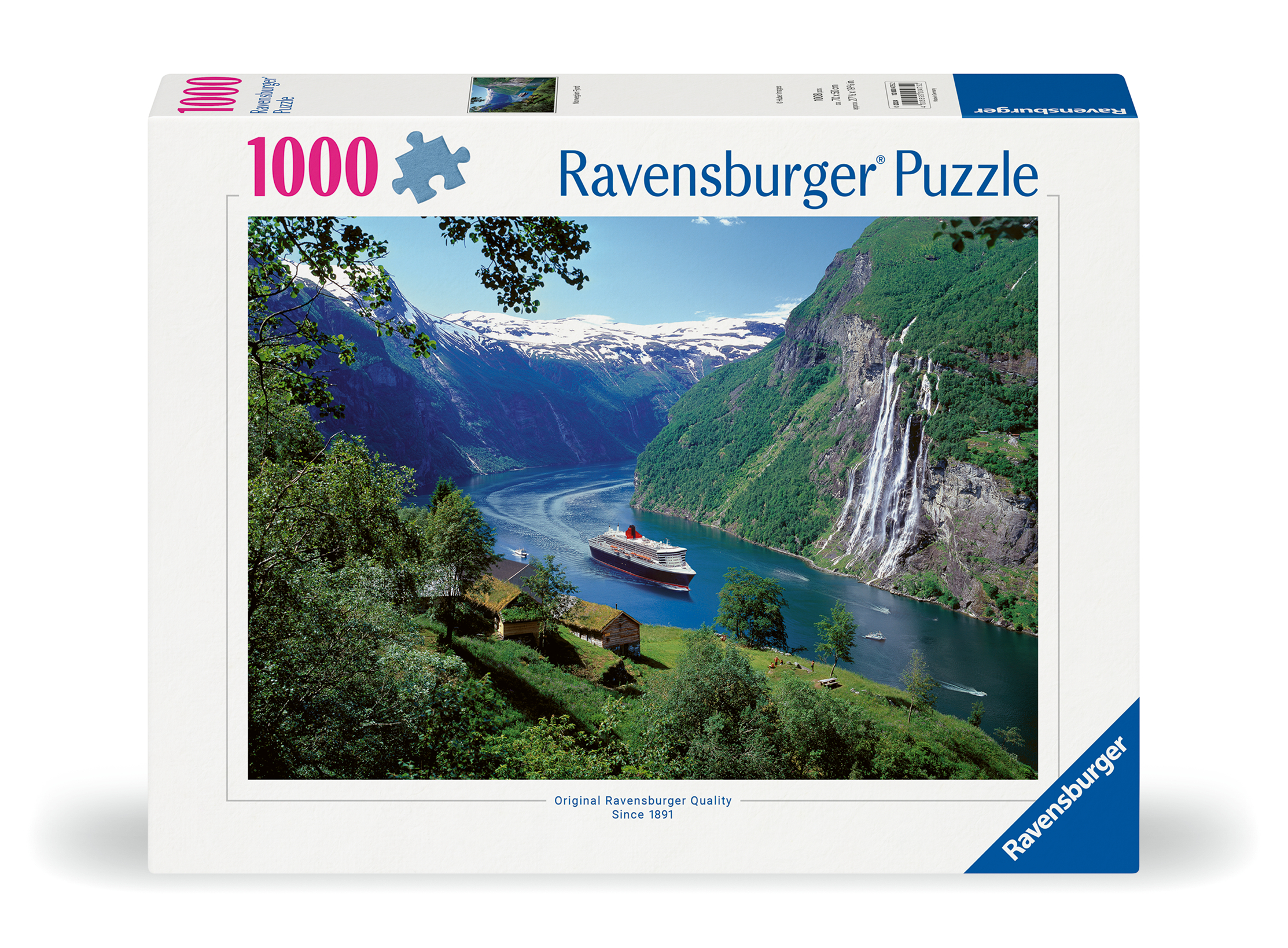 Ravensburger pusle 1000 tk Norra fjordid