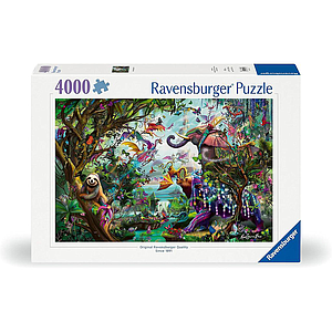 Ravensburger pusle 4000 tk Troopika draakonid
