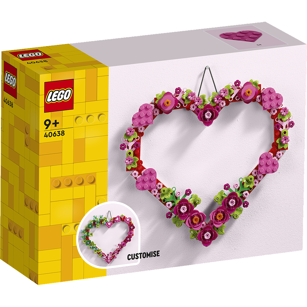 LEGO Heart Ornament