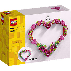 LEGO Heart Ornament