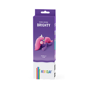 HEY CLAY Modeling Clay Unicorn Brighty 3pc