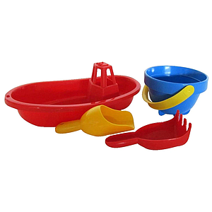 
Plasto Beach Set with Boat.