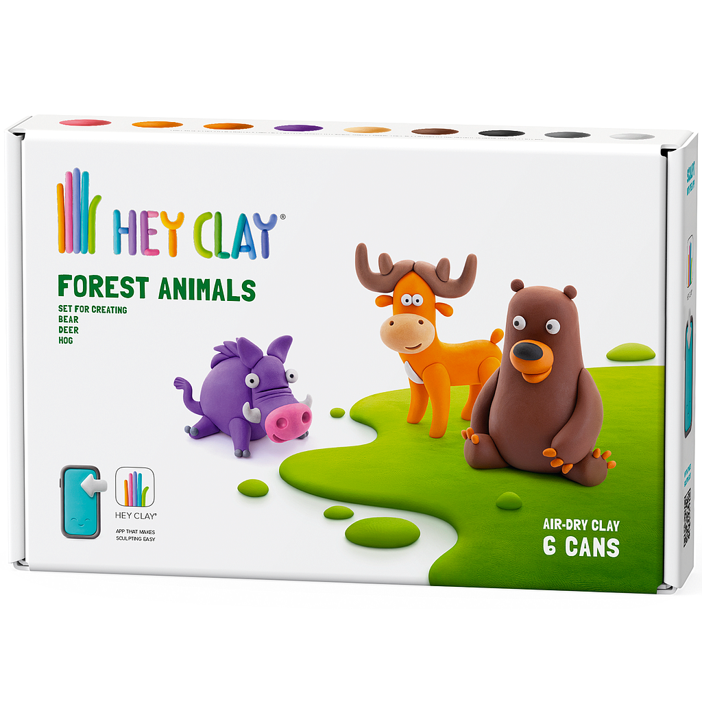 HEY CLAY Modeling Clay Forest Animals Selection 2