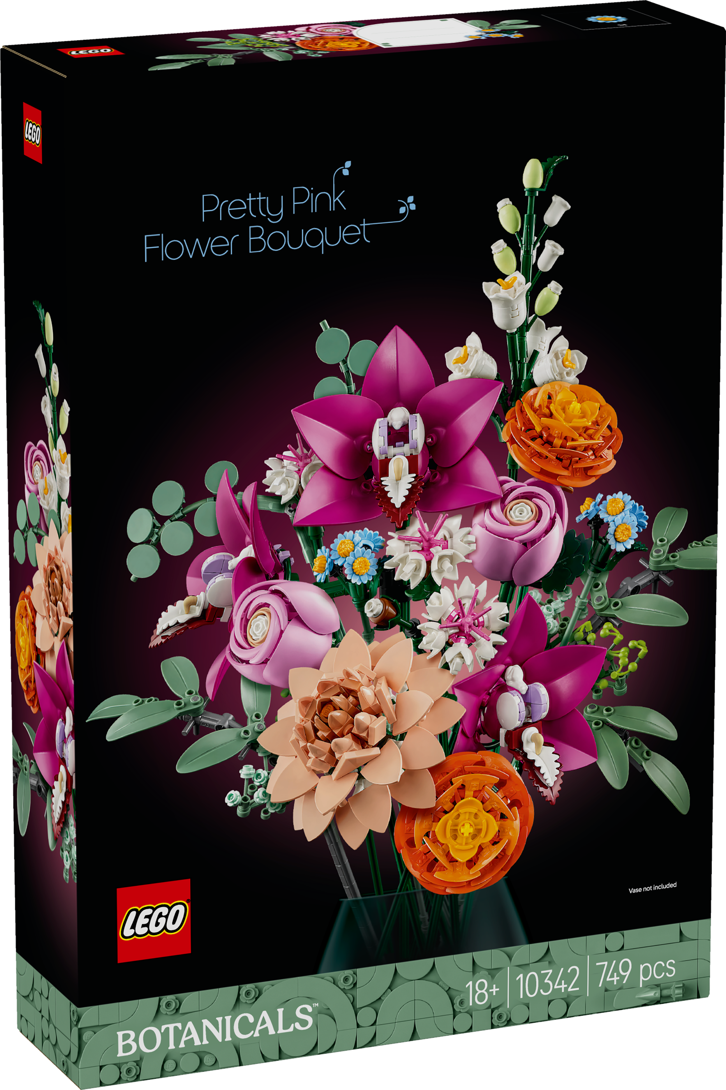 LEGO Botanicals Ilus roosa lillekimp