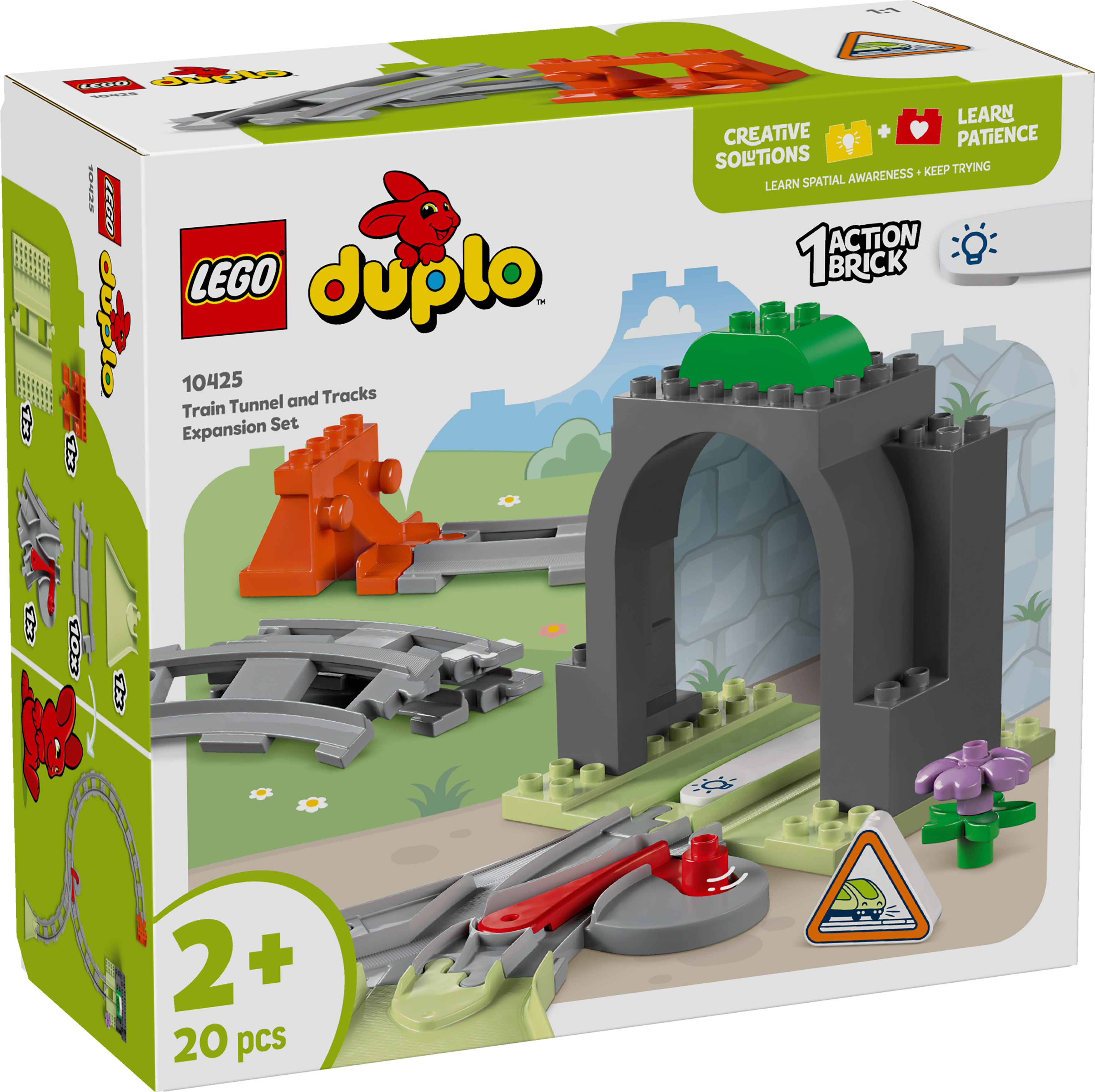 LEGO DUPLO Rongitunneli ja -rööbaste laienduskomplekt