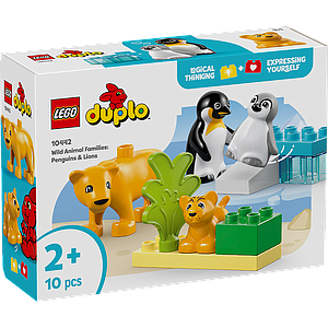 LEGO DUPLO Wild Animal Families: Penguins &amp; Lions