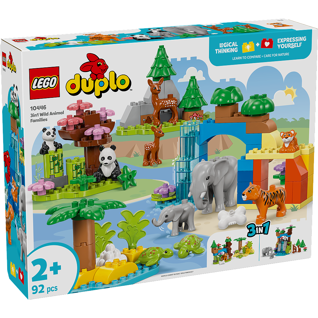 LEGO DUPLO 3in1 Wild Animal Families
