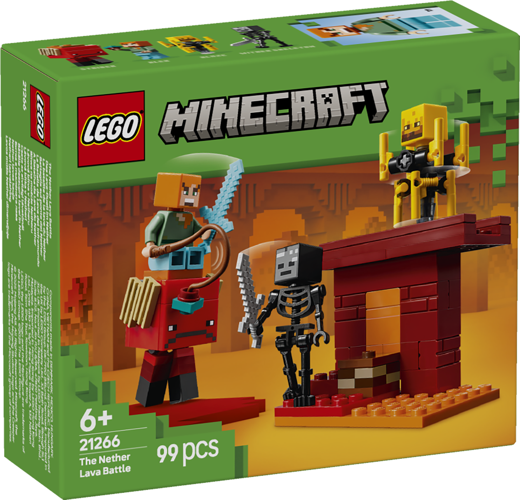 LEGO Minecraft Netheri laavalahing