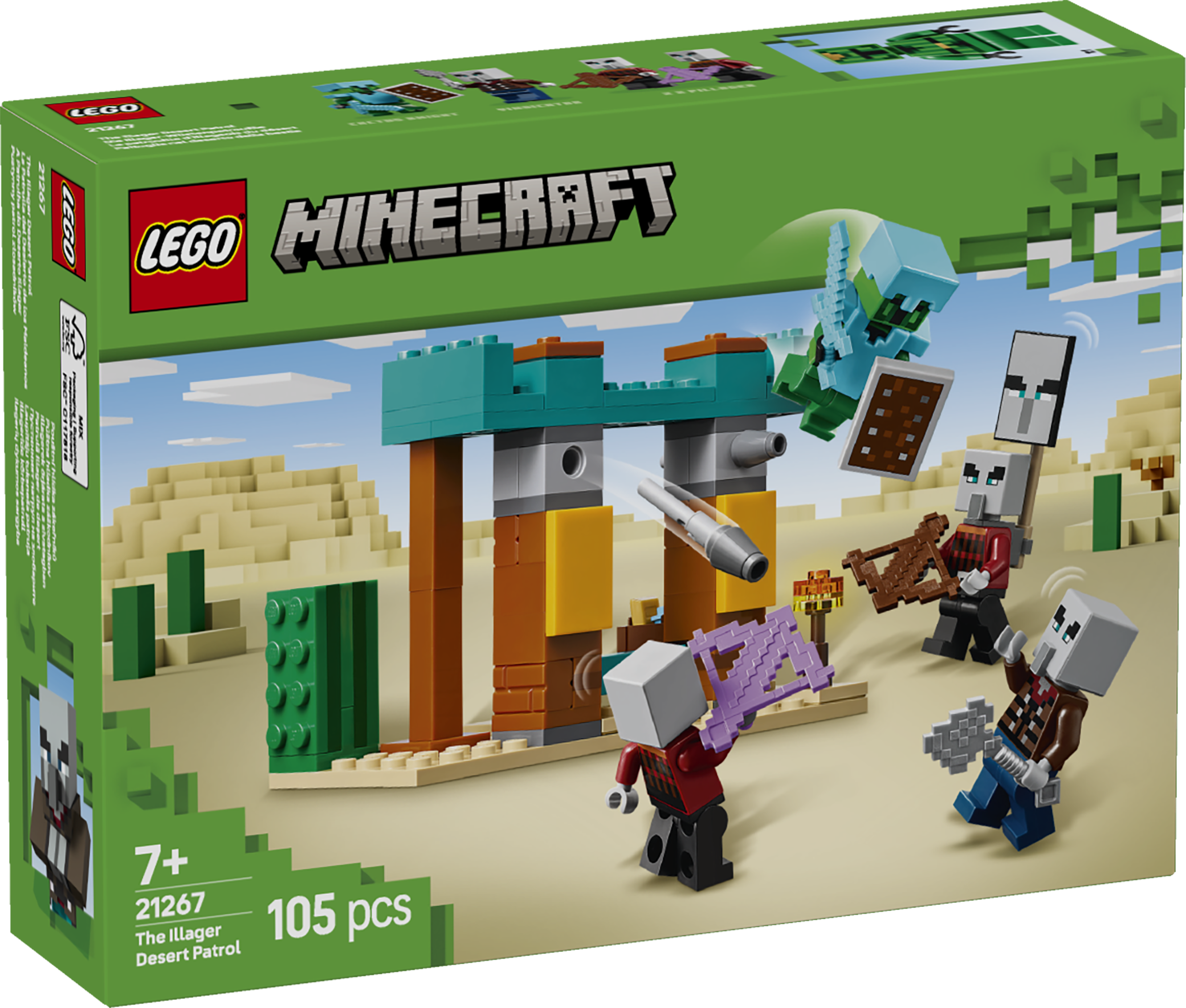 LEGO Minecraft Illageride kõrbepatrull