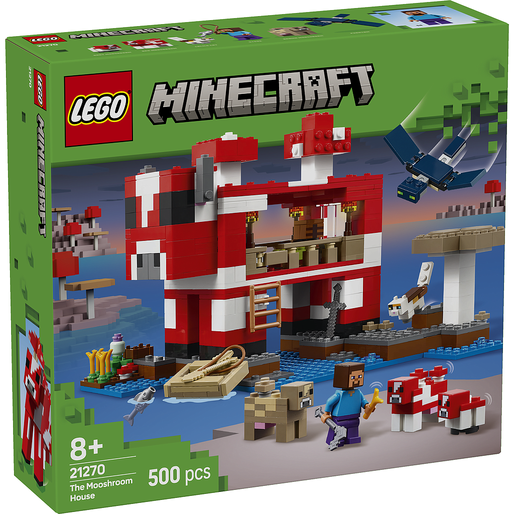 LEGO Minecraft The Mooshroom House