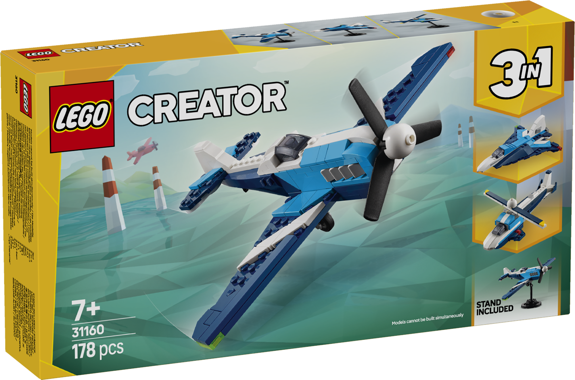 LEGO Creator Lennukid: võidusõidulennuk