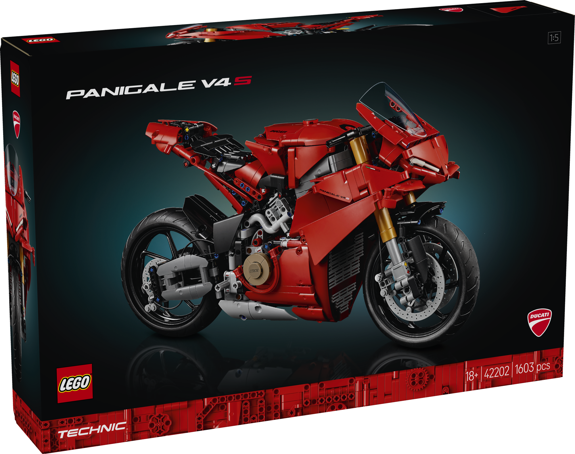 LEGO Technic Ducati Panigale V4 S mootorratas
