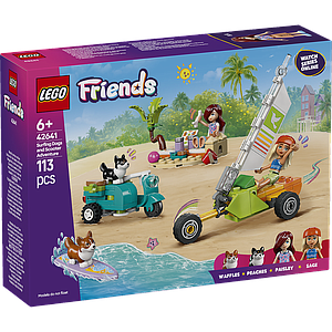LEGO Friends Surfing Dogs and Scooter Adventure