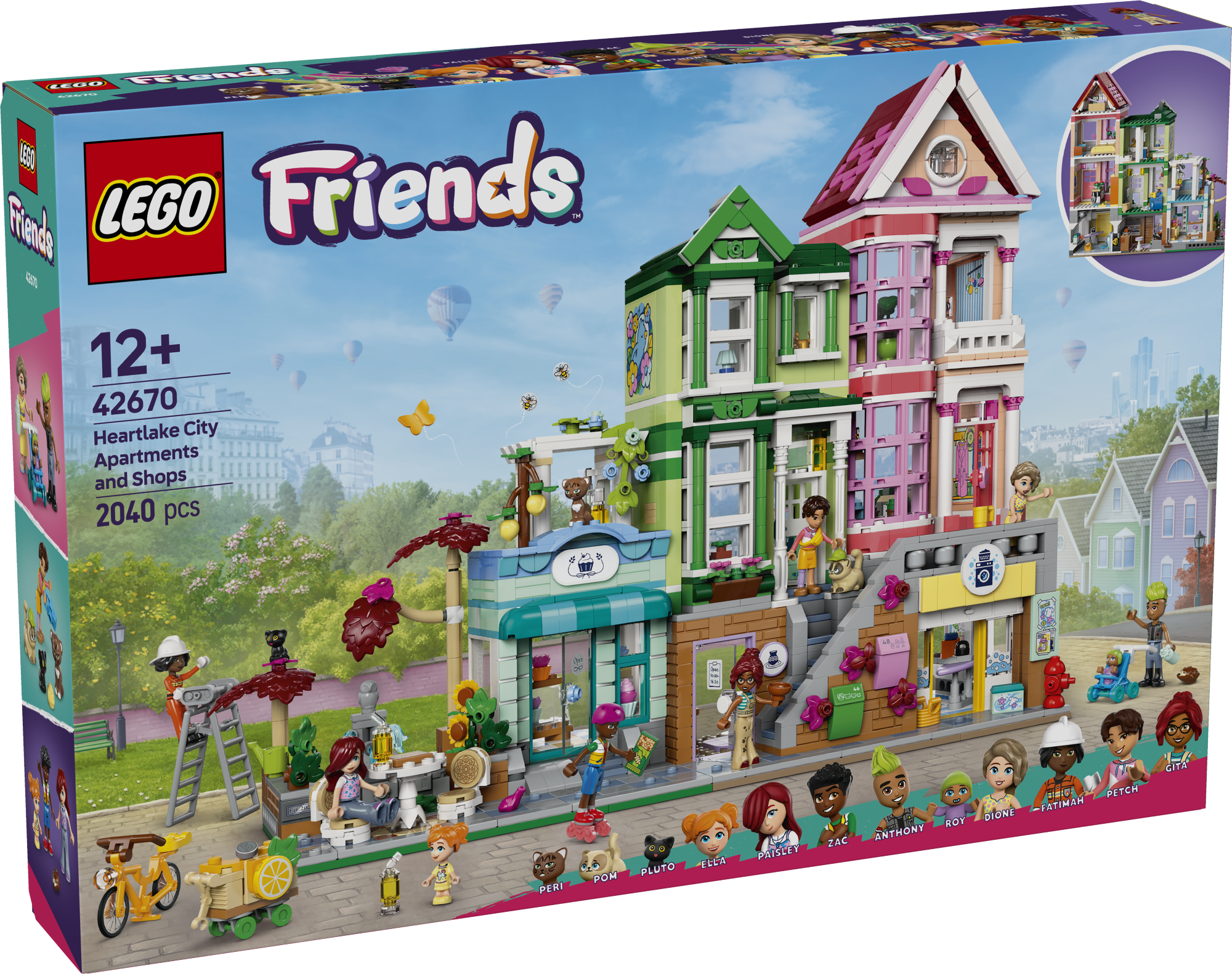 LEGO Friends Heartlake’i linna korterid ja kauplused