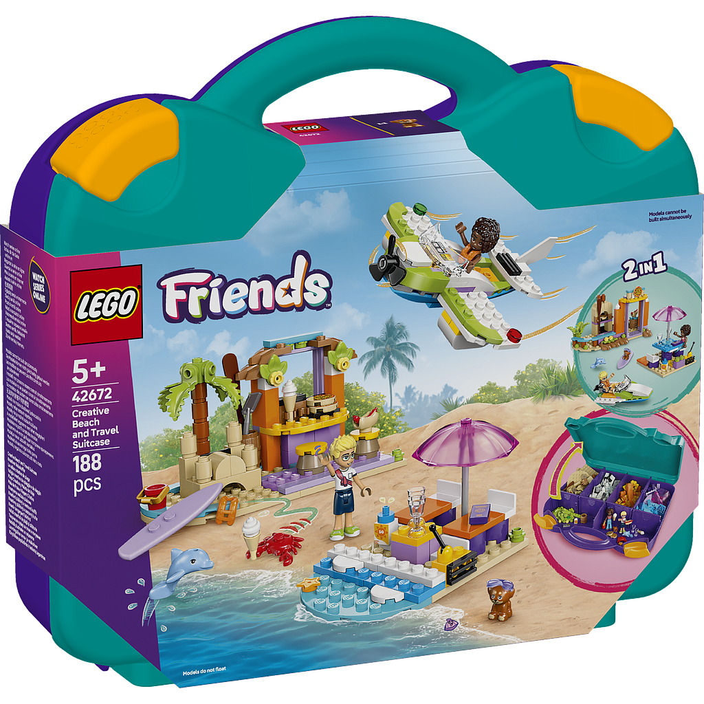 LEGO Friends Creative Beach and Travel Suitcase toy set