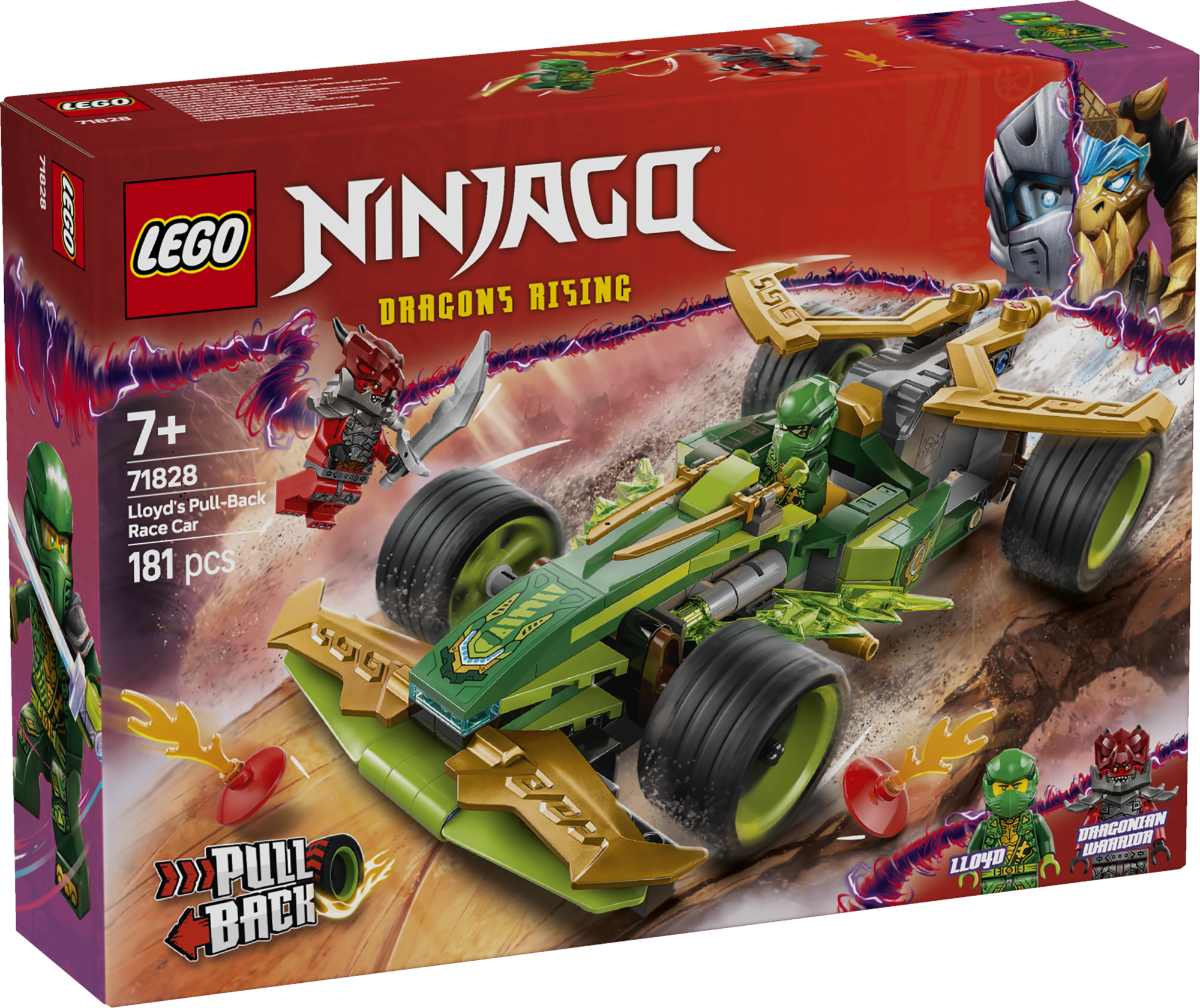 LEGO Ninjago Lloydi tagasitõmmatav võidusõiduauto