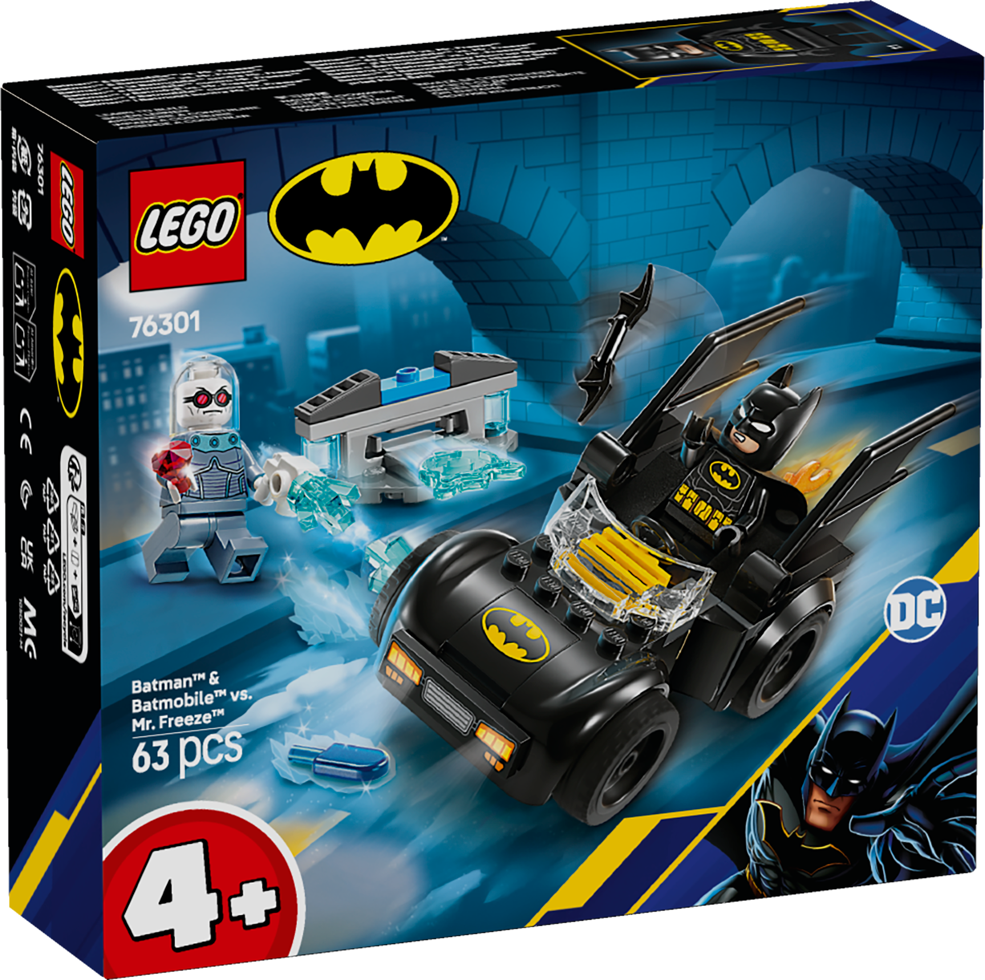 LEGO Super Heroes Batman ja Batmobile VS. Mr Freeze