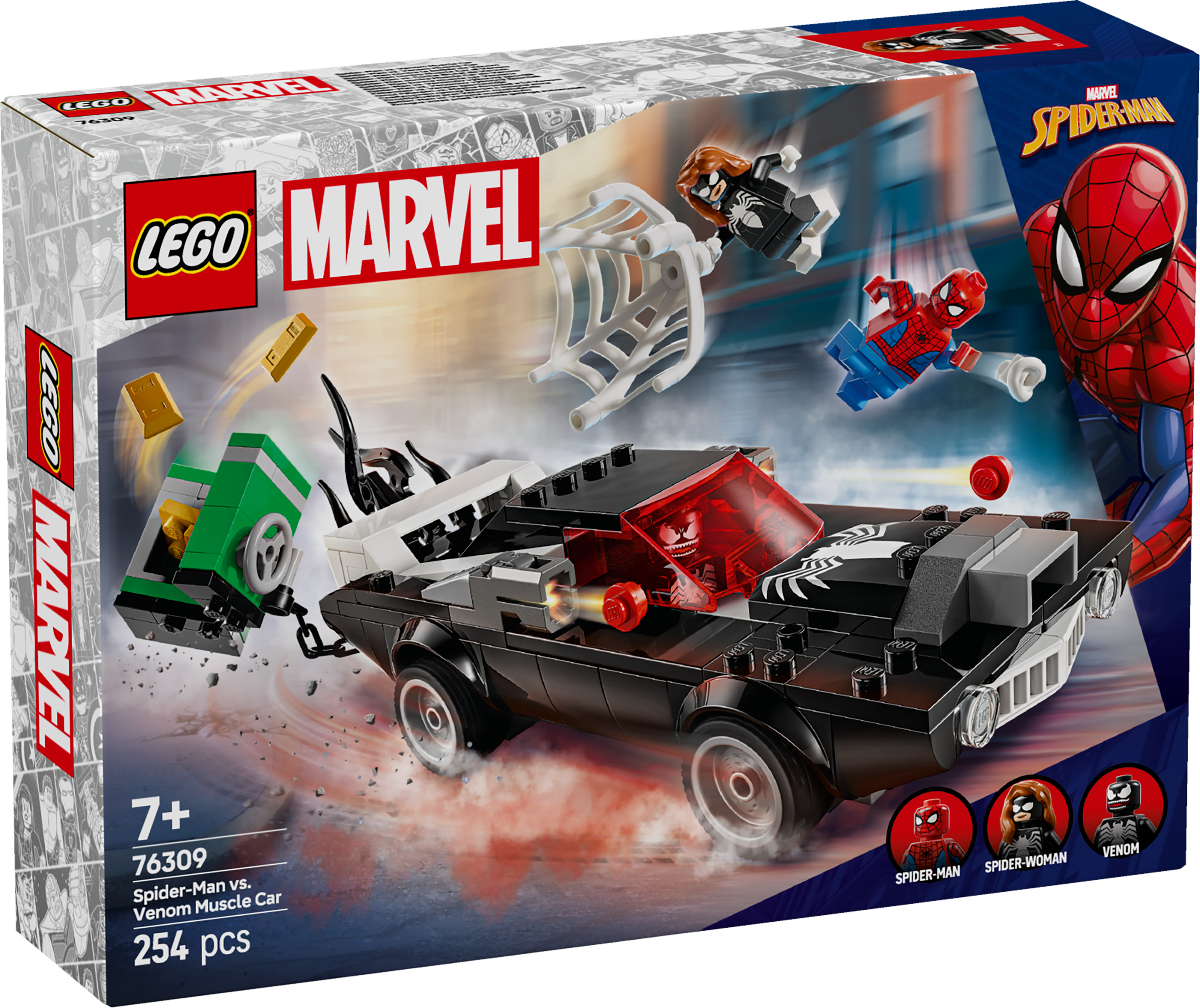 LEGO Super Heroes Spider-Man vs. Venomi muskelauto