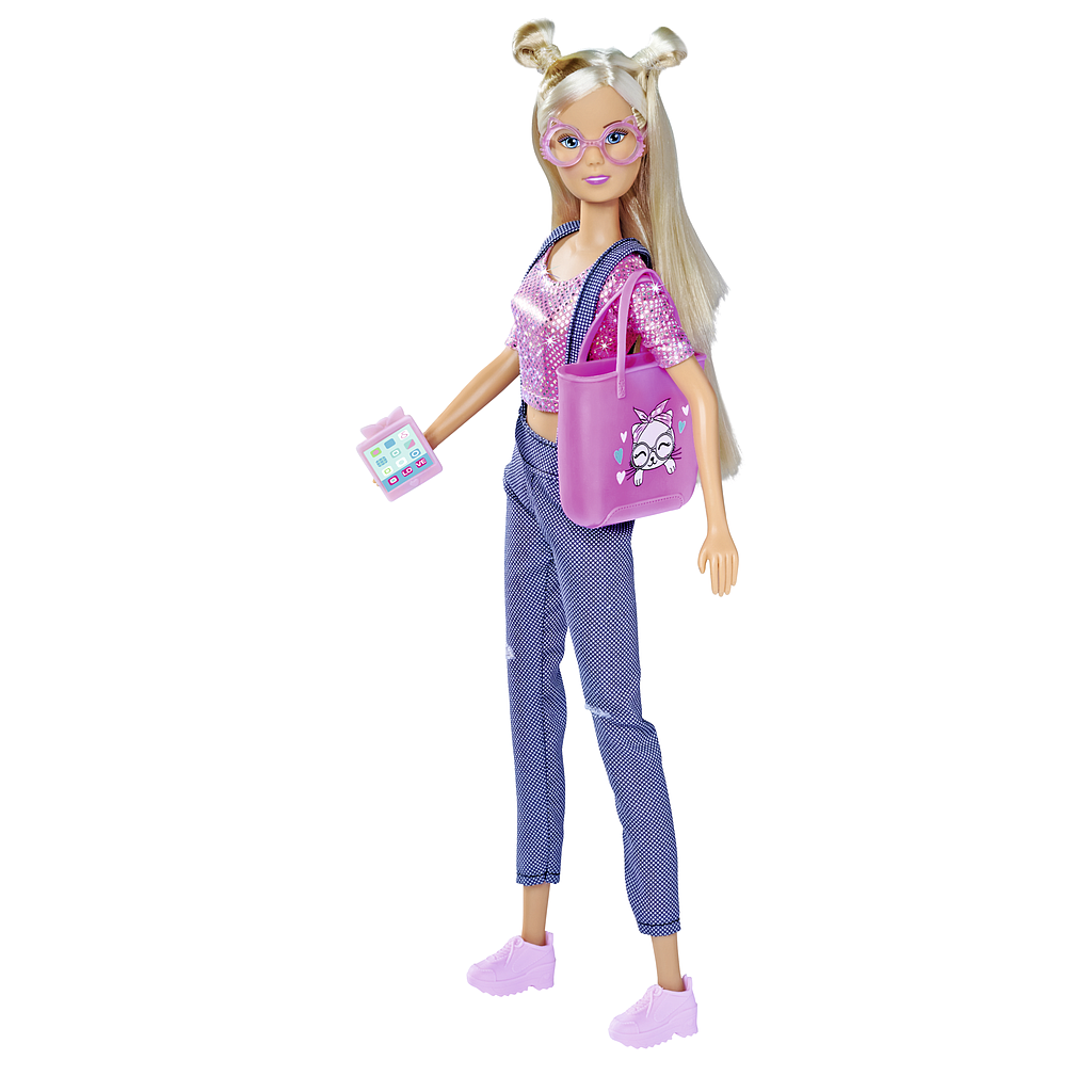 Simba Doll Steffi Love With A Cat Bag 
