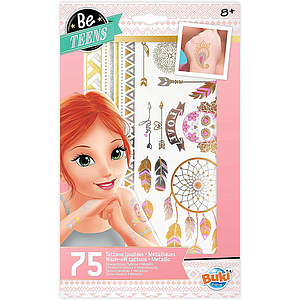 Buki Washable Tattoo 75 pc - Metallic