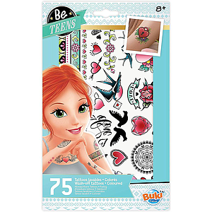 Buki Washable Tattoo 75 pc - Coloured