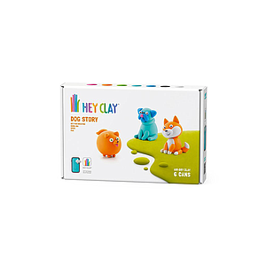 HEY CLAY Modeling Clay 6 pcs: Dog Selection