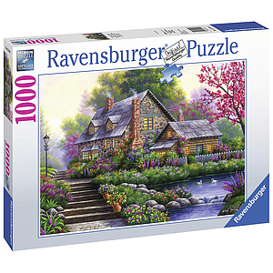 Ravensburger Puzzle 1000 pc Romantic Cottage