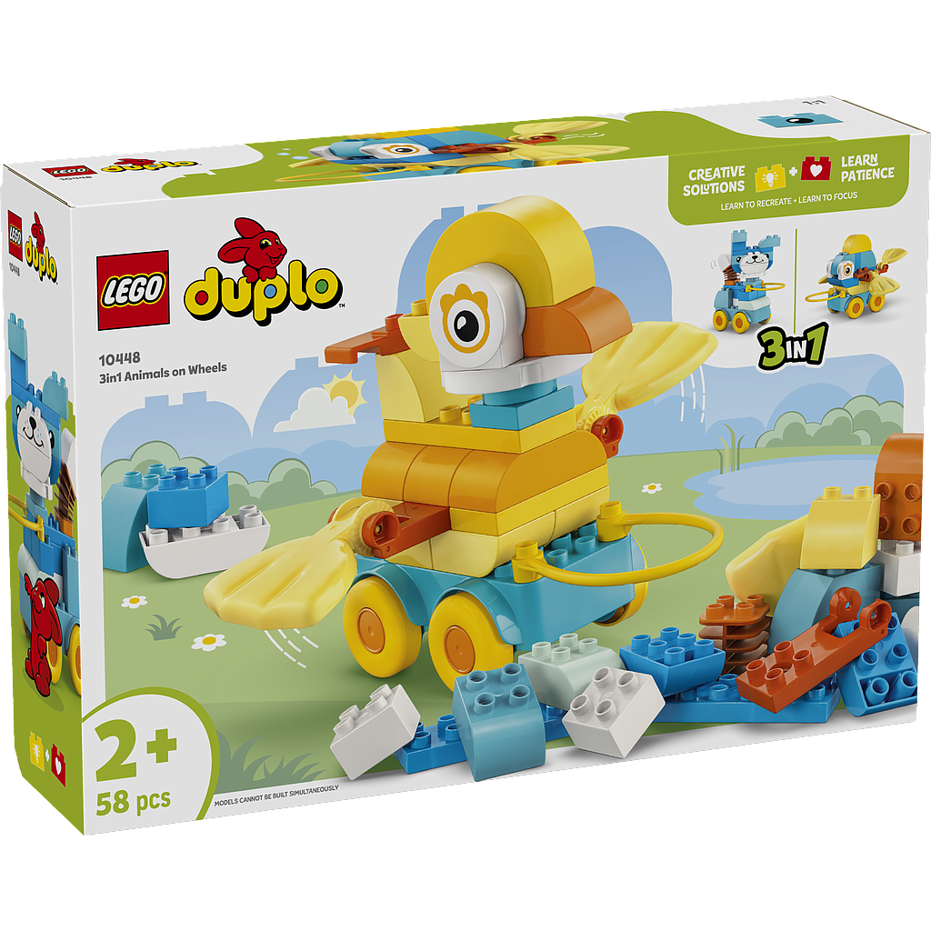 LEGO DUPLO 3in1 Animals on Wheels