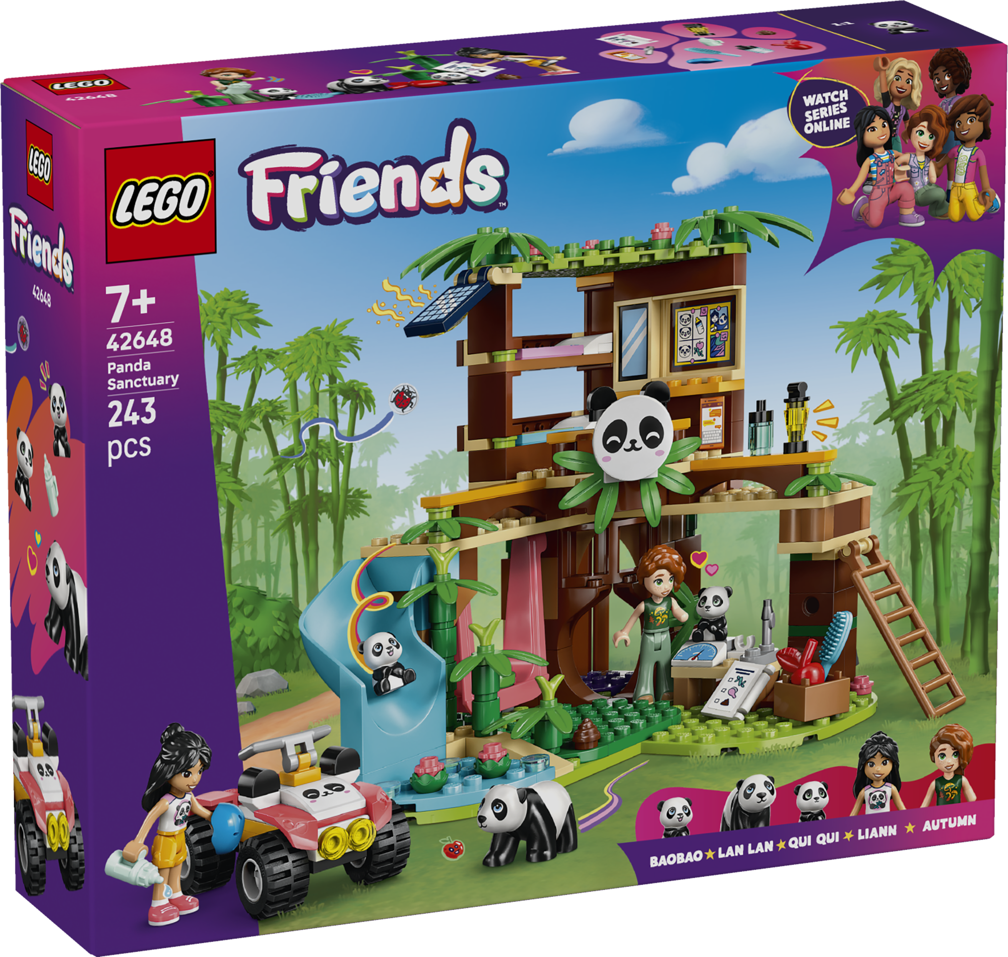 LEGO Friends Panda varjupaik ja loomade eest hoolitsemine
