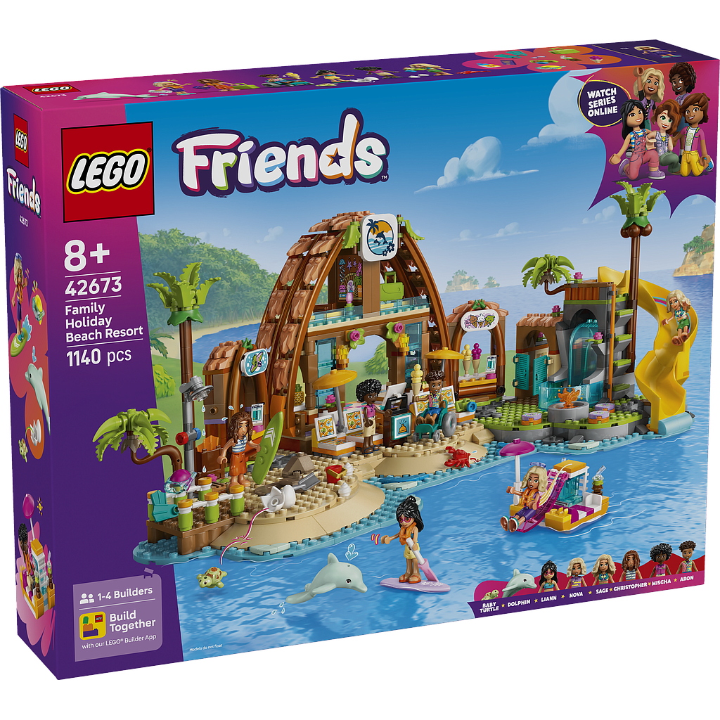 LEGO Friends Family Vacation Beach Resort
