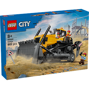 LEGO City Yellow Bulldozer with Front Loader
