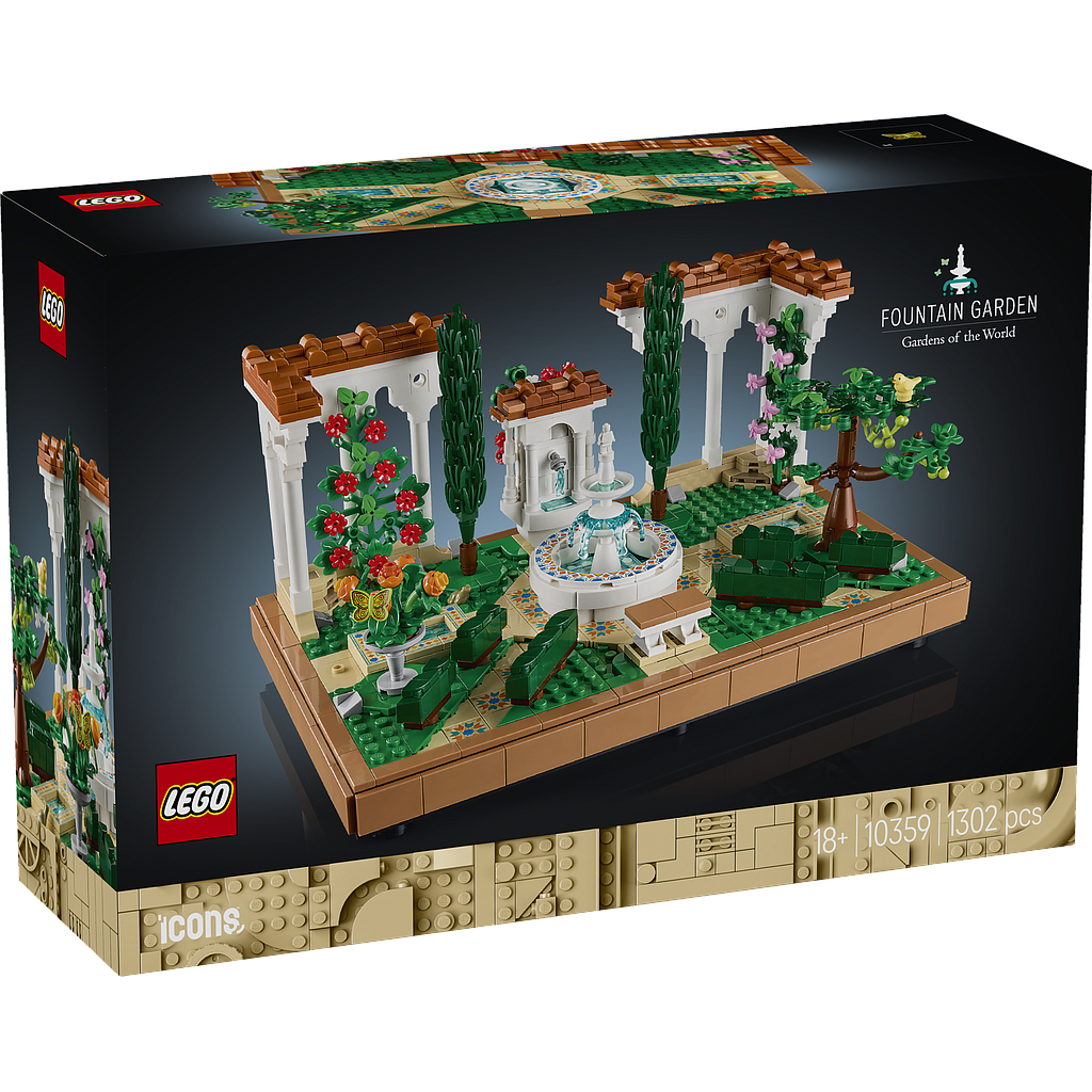 LEGO Icons Fountain Garden