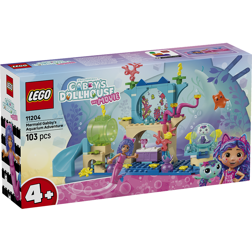 LEGO Gabby`s Dollhouse Mermaid Gabby's Aquarium Adventure
