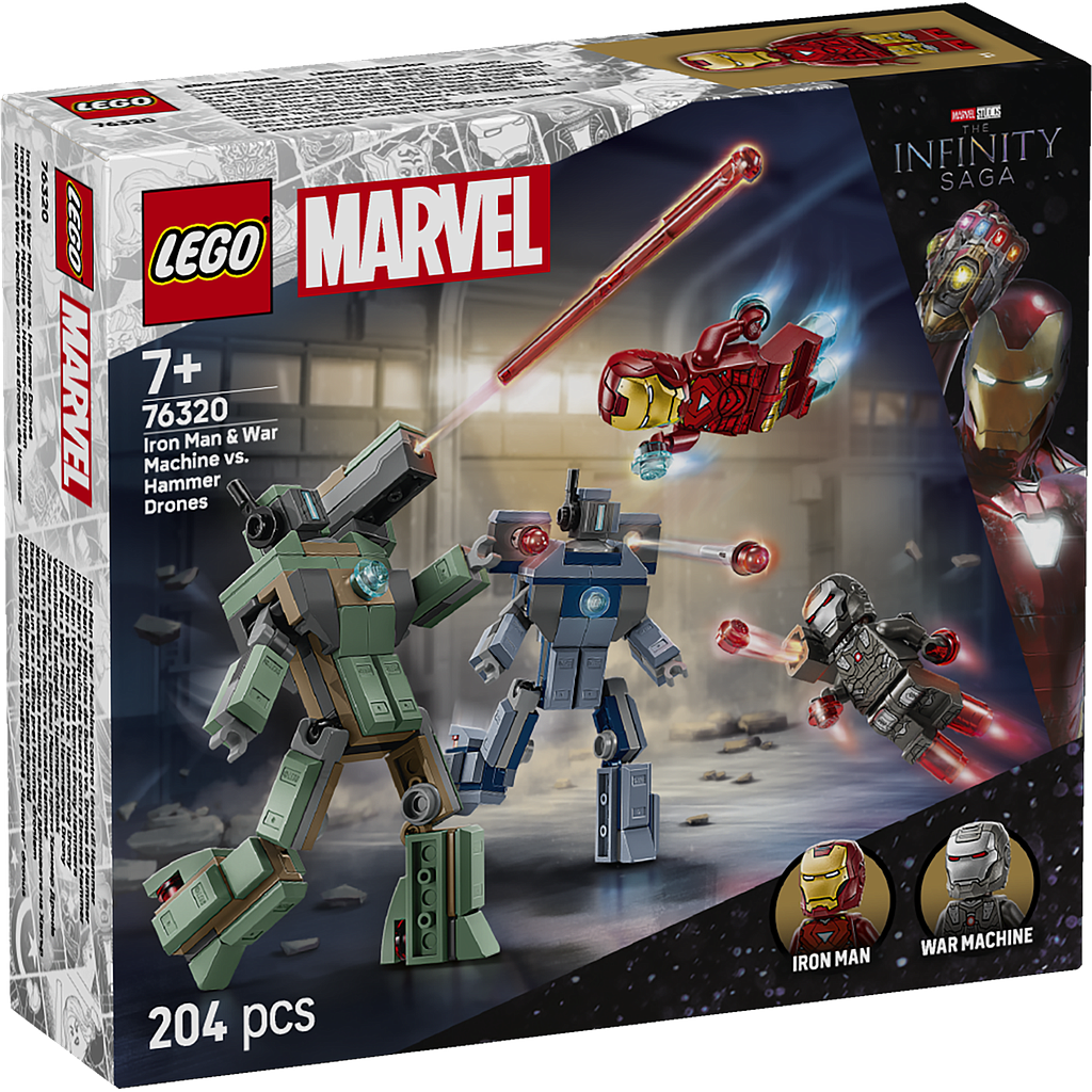 LEGO Super Heroes Iron Man & War Machine vs. Hammer Drones