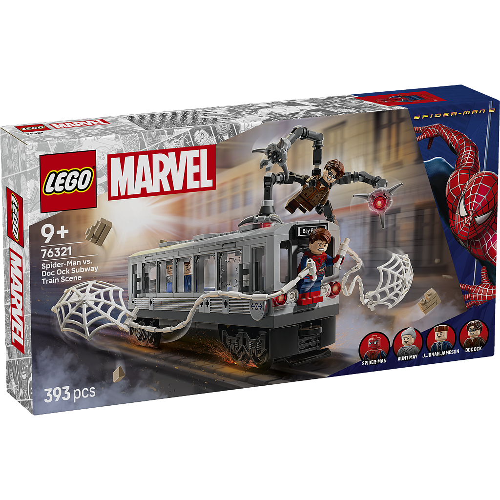 LEGO Super Heroes Spider-Man vs. Doc Ock Subway Train Scene