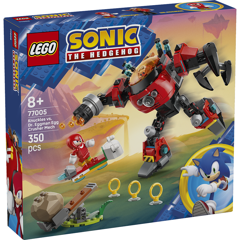 LEGO Sonic Knuckles vs. Dr. Eggman Egg Crusher Mech