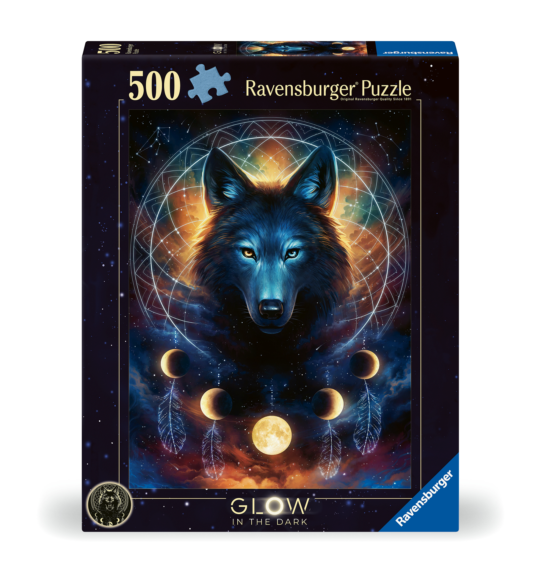 Ravensburger pimedas helendav pusle 500 tk: hunt