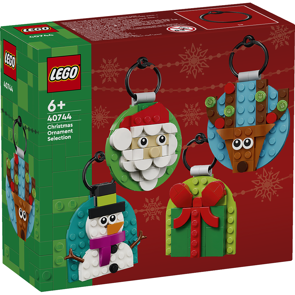 LEGO Iconic Christmas Ornament Selection