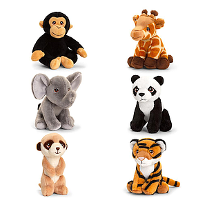 Keel Toys Keeleco Exotic Animals 12 cm - 6 different